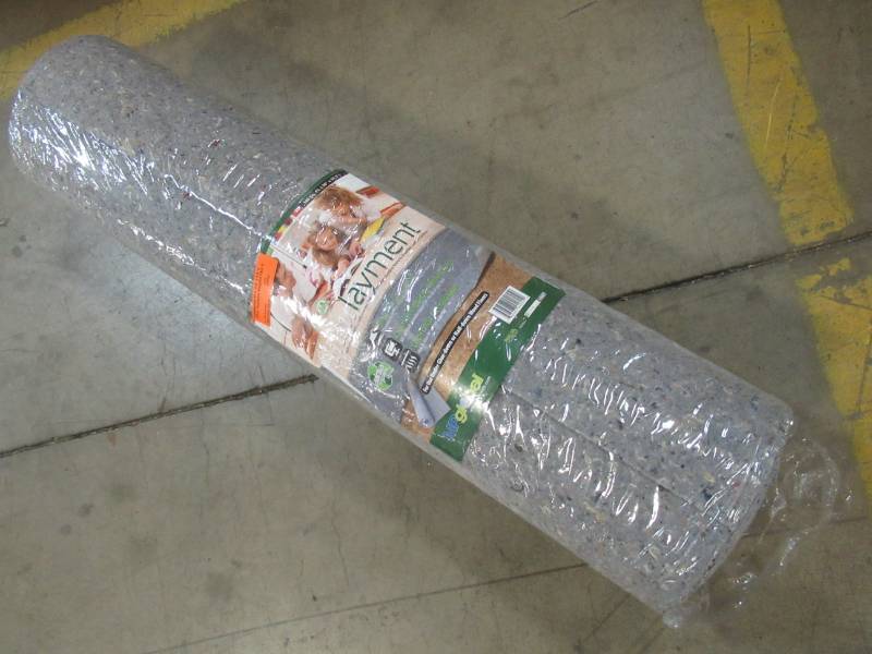 lot 105 image: MP Global Insulayment 33 ft. 4 in. x 3 ft. x 18 in. Acoustical Recycled Fiber Underlayment, INSUL100