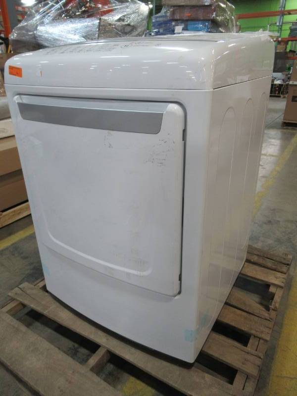 lot 109 image: LG 7.3 cu. ft. Gas Dryer with Front Control in White, DLG1502W