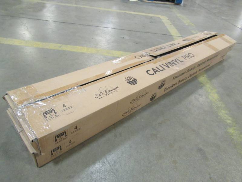 lot 161 image: Cali Vinyl Pro - Vinyl Plank Flooring Hickory Brook Wterproof, 7904008900 - 2 Cases