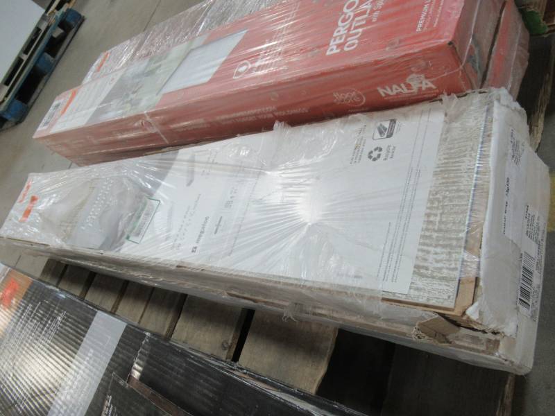 lot 168 image: Home Decorators Collection Denali Pine 8 mm Thick x 7-23 in. Wide x 50-58 in. Length Laminate Flooring 41394 (21.48 sq. ft.  case) - 2 Cases