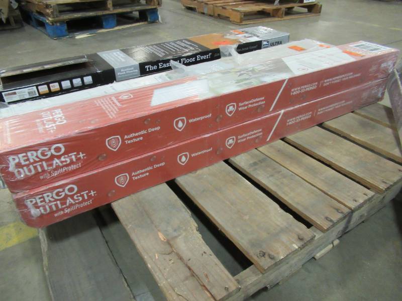 lot 169 image: Pergo Outlast Applewood 10 mm Thick x 5-14 in. Wide x 47-14 in. Length Laminate Flooring LF000885 (13.74 sq. ft.  case) - 2 Cases