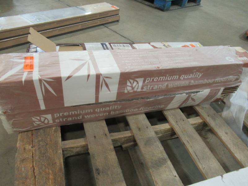 lot 183 image: natural floors 5-in Dark Java Bamboo Engineered Hardwood Flooring (14.85-sq ft) 609HFLWJ - 2 Cases