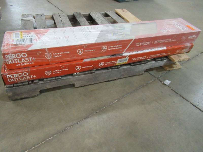 lot 188 image: Pergo Outlast Vienna Oak 10mm Thick x 7-12 in. Wide x 47-14 in. Length Laminate Flooring LF000925 (19.63 sq. ft.  case) - 2 Cases