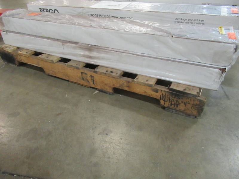 lot 189 image: Home Decorators Collection Hand Scraped Canyon Grenadillo 8 mm Thick x 5-916 in. Wide x 47-34 in. Length Laminate Flooring (18.45 sq. ft.  case) HL1002 - 2 Cases