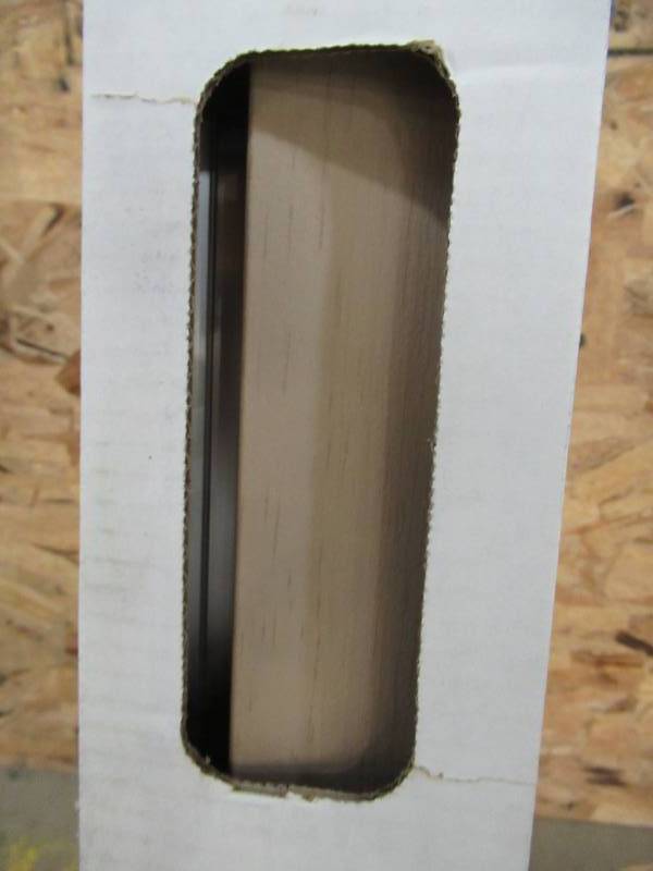 lot 227 image: Feather River Doors 6-916 in. Primed Tan Jamb Extender Kit with Zinc Sill Extender, KTET60DZ