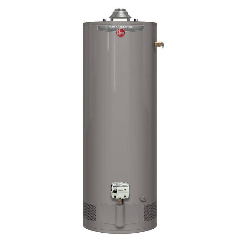 lot 29 image: Rheem Performance 29 Gal. Tall 6 Year 32,000 BTU Natural Gas Tank Water Heater, XG29T06EC32U1 - New in Box