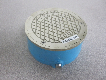 lot 222 image: 2 Cases (6case) Frank Pattern 4430 2 - 3 Flush Floor Clean Out Cover - New in Box
