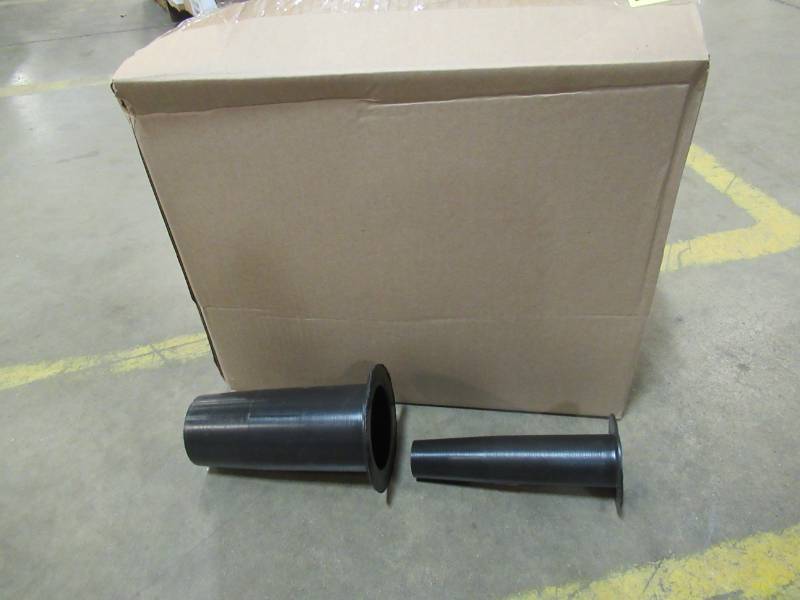 lot 220 image: Box of Specialty Products (5) P-3060 3 3° And (10) P-3050 1.5 Taper Sure-Sleeves Plastic Hole Forms.