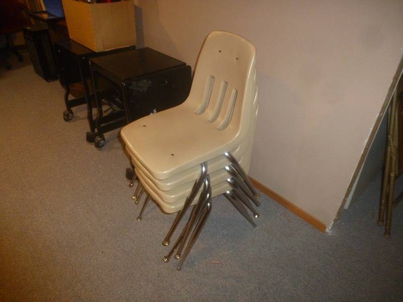 lot 37 image: Stackable Chairs