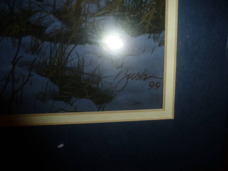 lot 54 image: Print #1 Twilight Deer Church Scene