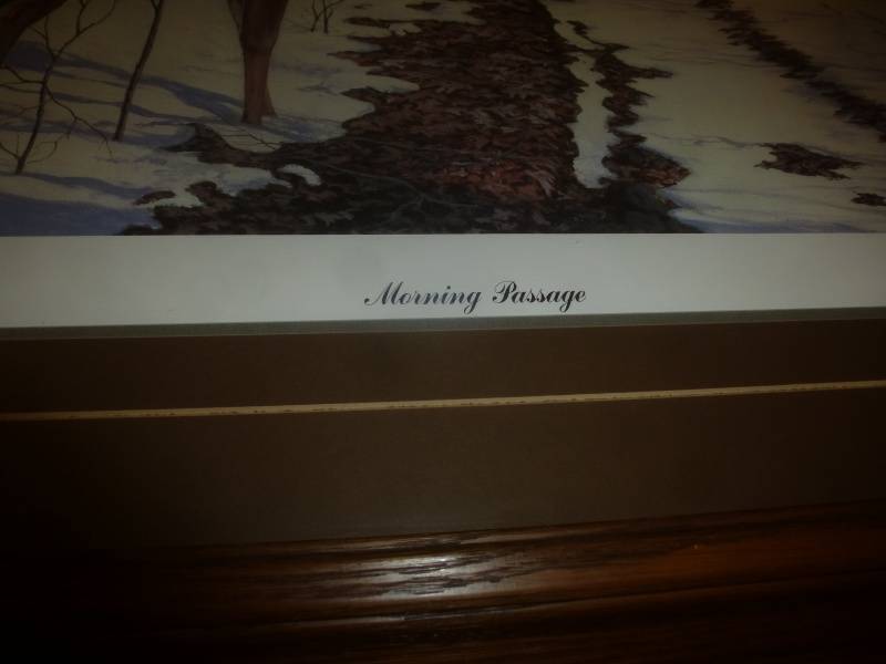 lot 63 image: Print# 9 Morning Passage- Press Proof