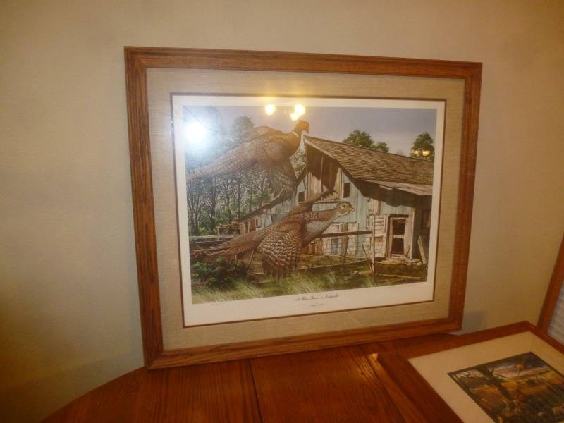 lot 65 image: Prints # 11 A Blue Barn In Lakeville