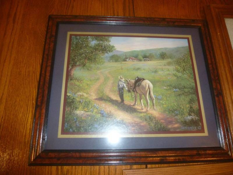 lot 69 image: Item# 15 Horse Scene Pictures