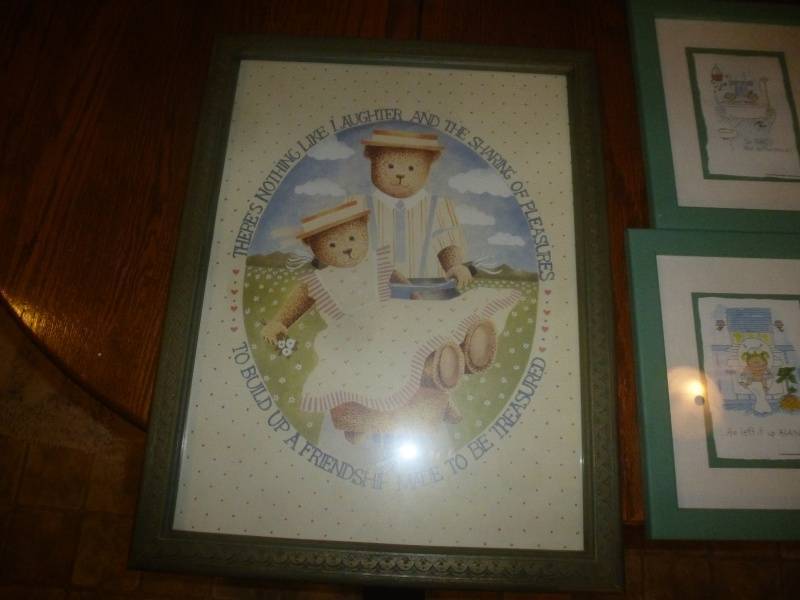 lot 77 image: Item# 24 Sunset Scene Clock