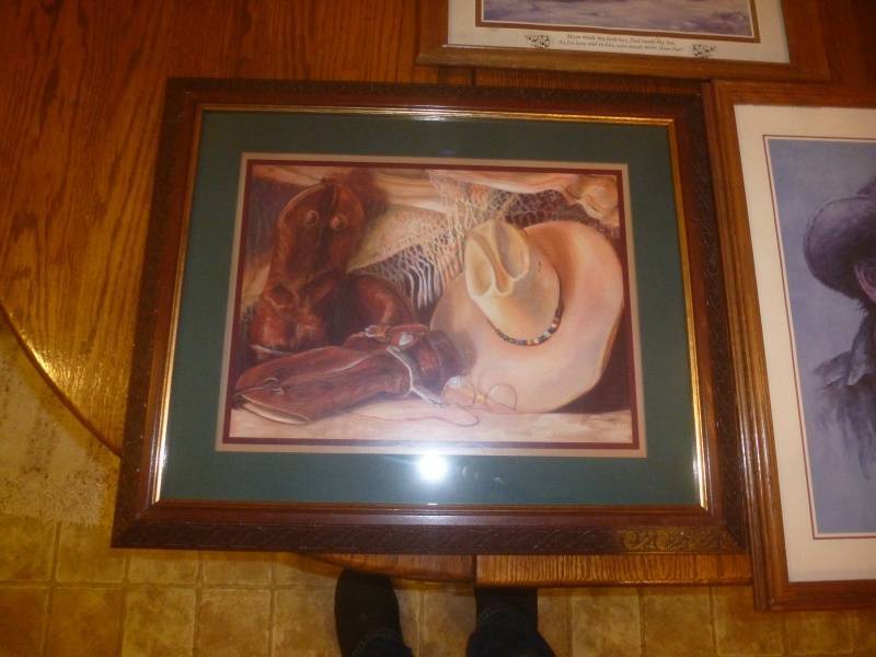 lot 84 image: Pictures # 30 Cowboy Scene