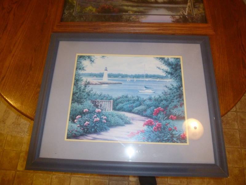 lot 87 image: Pictures #33 Sail Boat Scene,