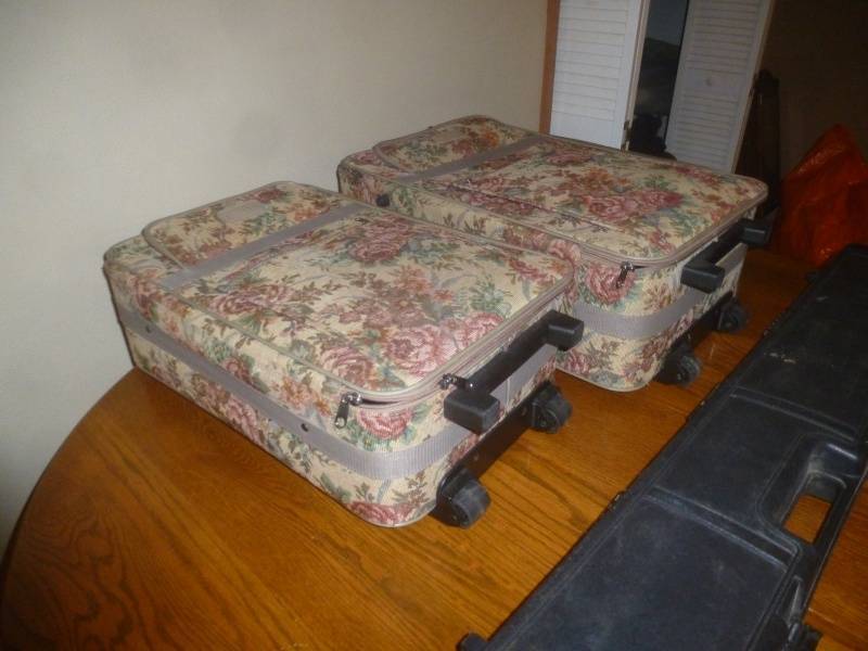lot 99 image: Item # 44 Flower travel Bags