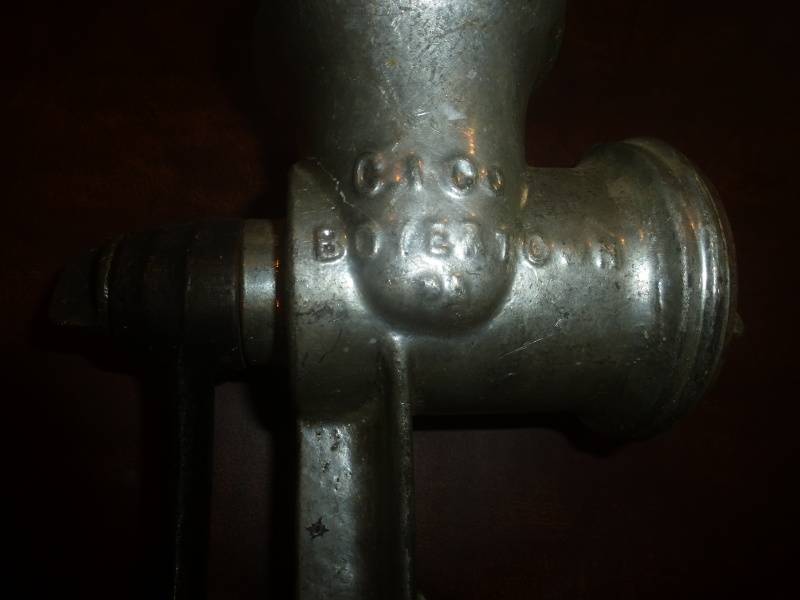 lot 111 image: Item # 56 Antique Food Grinder
