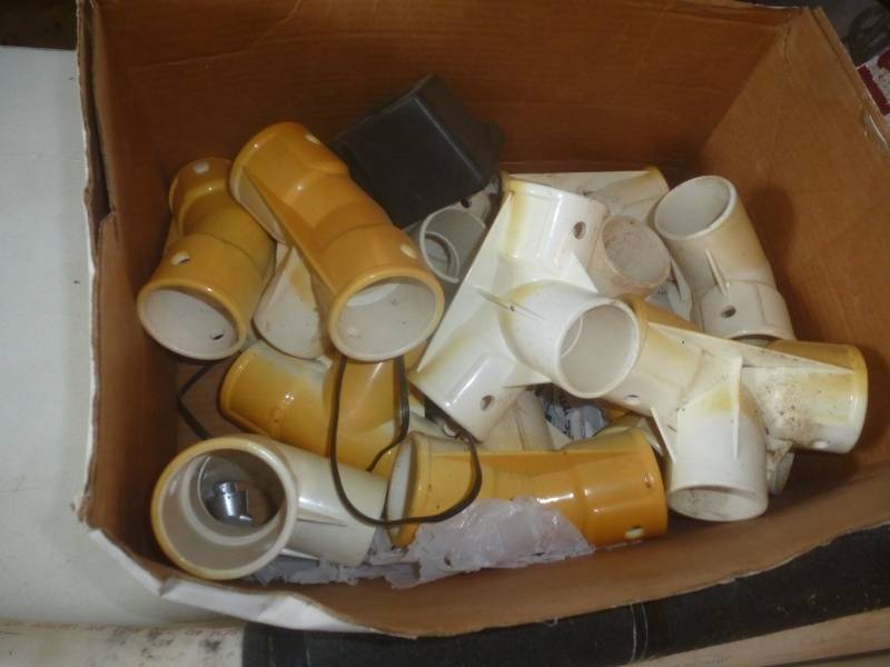 lot 179 image: Item # 124 PVC Tent Parts