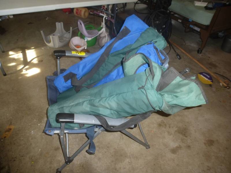 lot 180 image: Item # 125 Camp Chairs