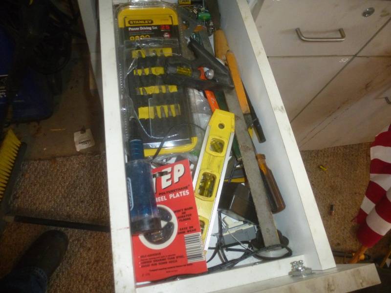 lot 191 image: Item # 136 Drawer of Tools