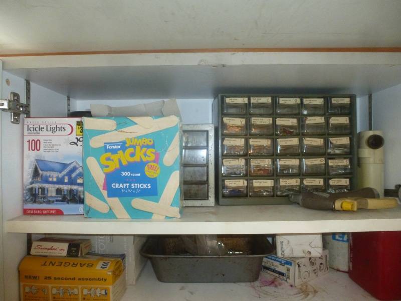 lot 205 image: Item # 151 Cabinet Full of Fasteners