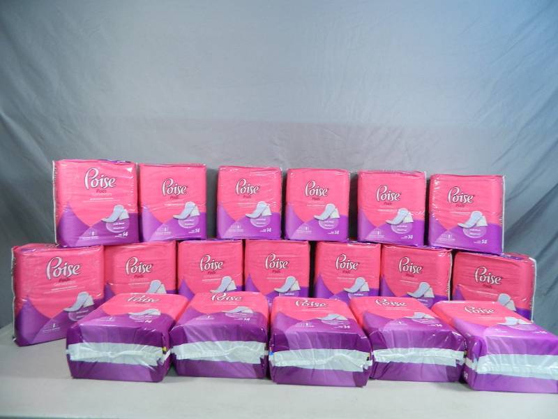 lot 70 image: 252 New Poise Pads