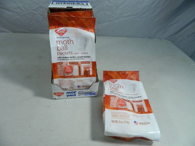 lot 74 image: 6 New Moth Ball Packets