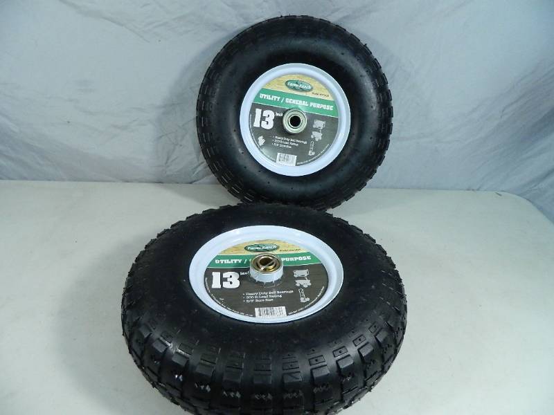 lot 76 image: 2 New 13 Inch General Purpose Utility Tires