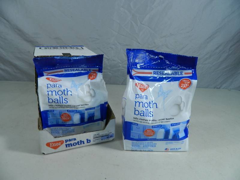lot 82 image: 6 New Packages of Para Moth Balls