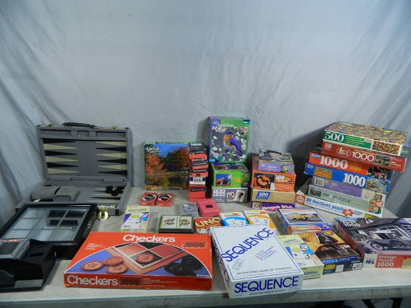 lot 116 image: Puzzles, Games, More