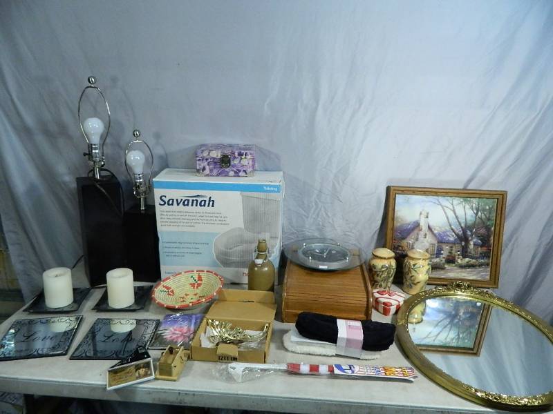 lot 140 image: Decor, New Slippers, More