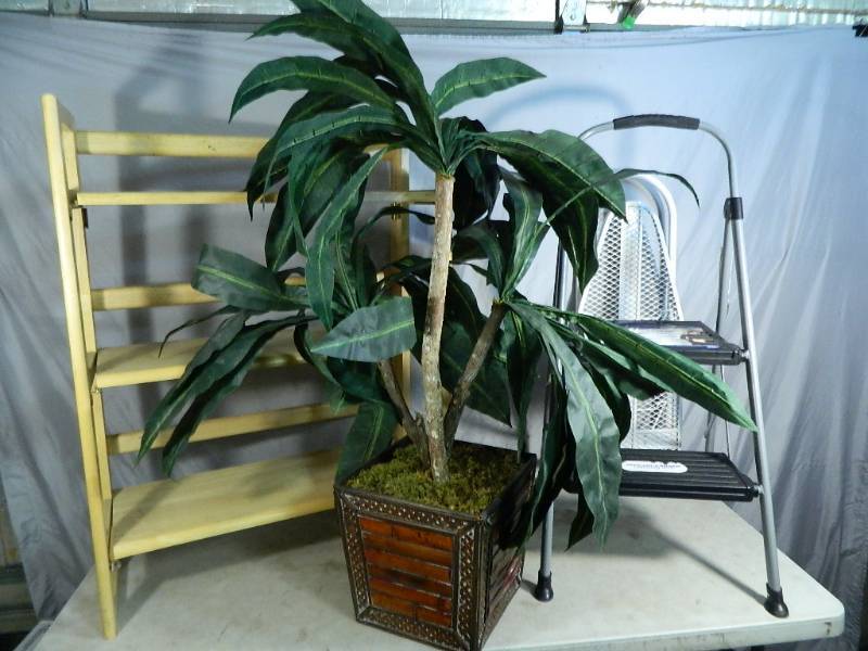 lot 144 image: Cosco Stool, Folding Shelf, More