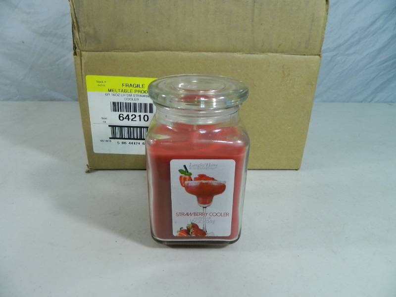 lot 14 image: New Case of Large Jar Candles