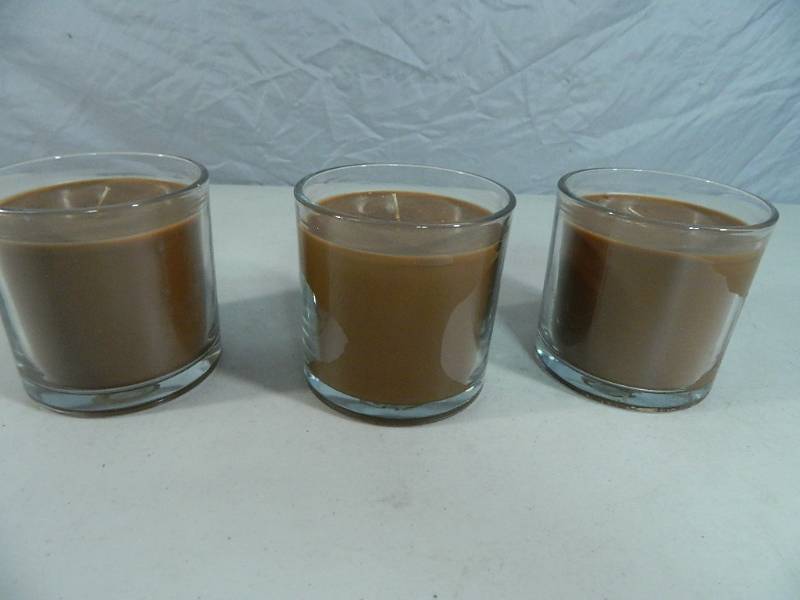 lot 22 image: 3 New Large Jar Candles