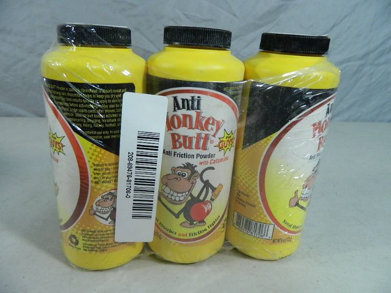 lot 25 image: 3 New Conatiners of Anti Monkey Butt