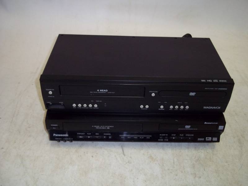 Pair of DVD  VHS Players