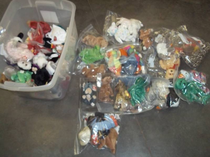 Lot of TY Beanie Babies