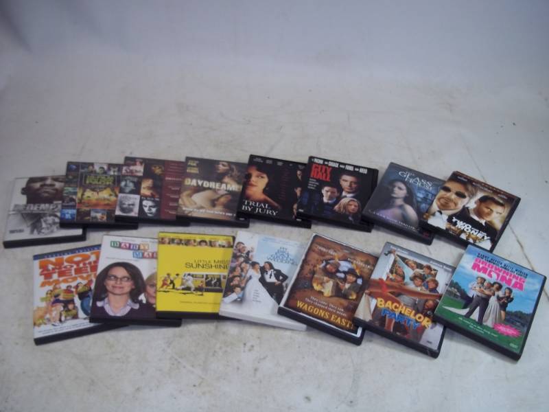 15 DVDs
