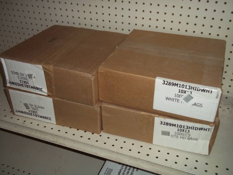 4 boxes of Bags 1000 box