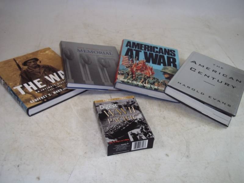 WW II Pacific DVDs and War Books