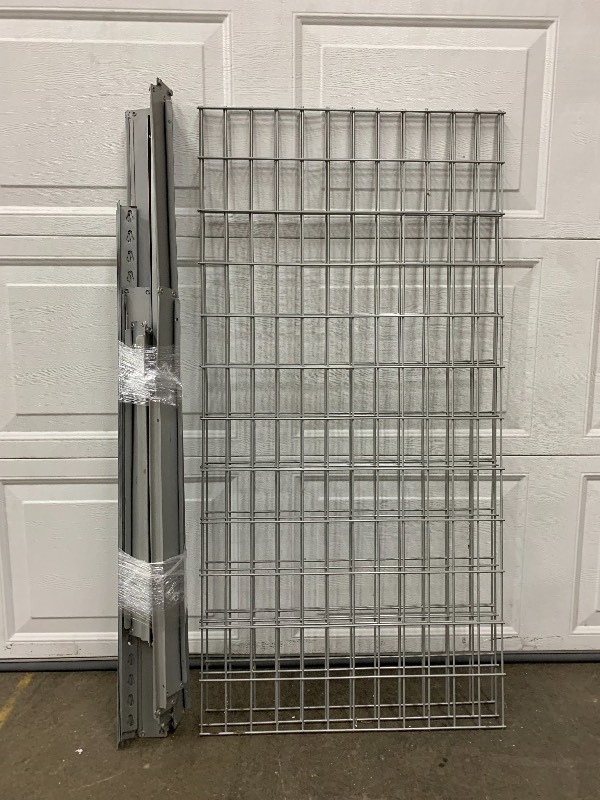 lot 7 image: Wide Span Storage Rack- Wire Decking 48X24X48