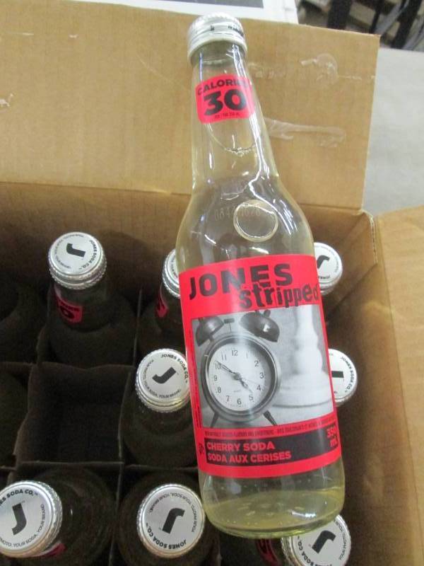 2 Cases of 12 Jones Stripped Cherry...