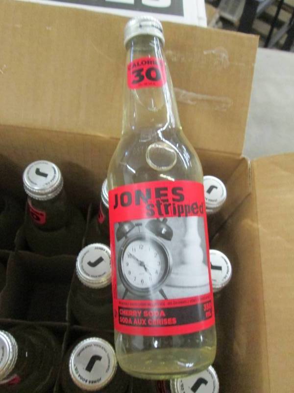 2 Cases of 12 Jones Stripped Cherry...