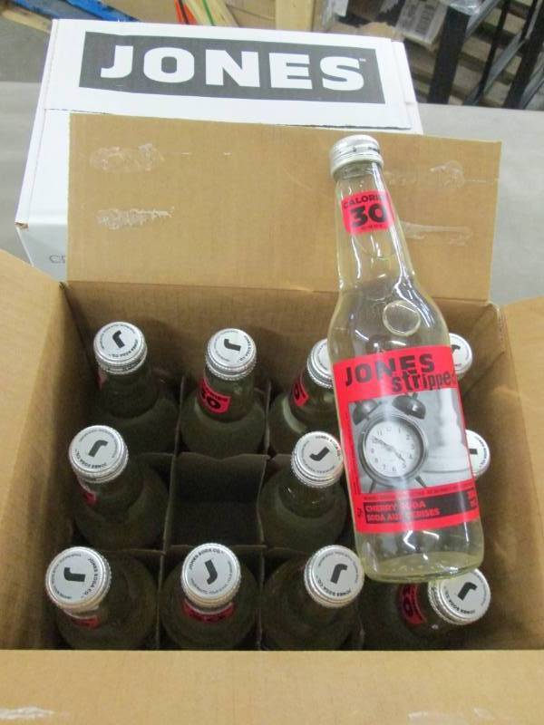 2 Cases of 12 Jones Stripped Cherry...