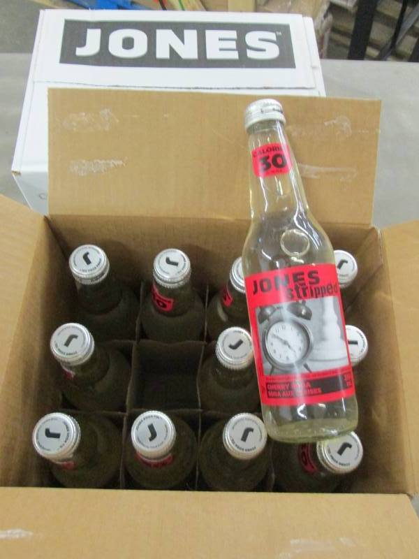 2 Cases of 12 Jones Stripped Cherry...
