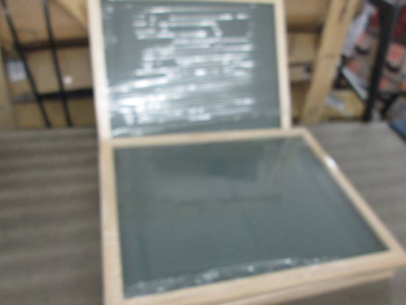 Lot of 5 Wood Framed Chalk Boards 2...