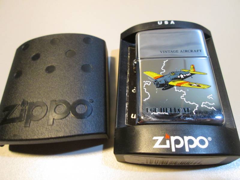 lot 37 image: F6F Hellcat Vintage Aircraft Zippo ...