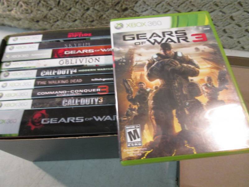 lot 132 image: Lot of 10 X Box 360 Games See photo...