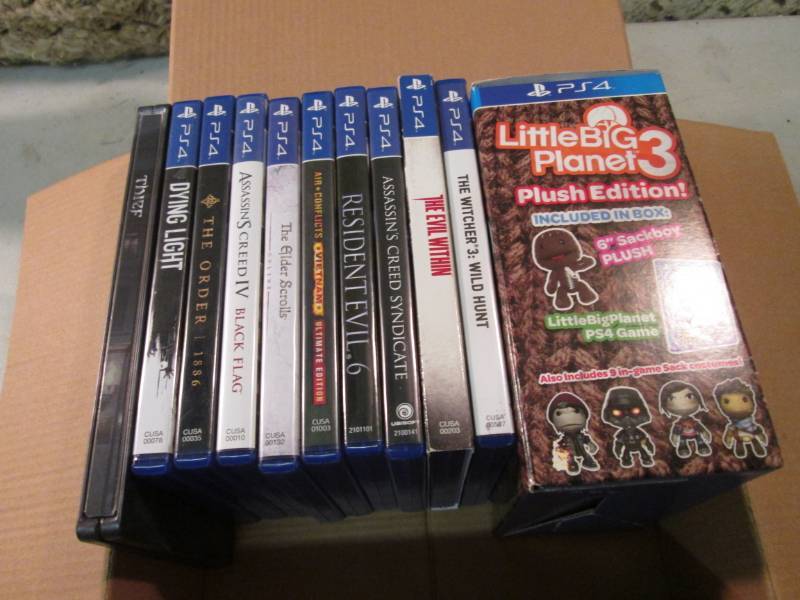 lot 133 image: Lot of 11 PS4 Games See photos.  CS...